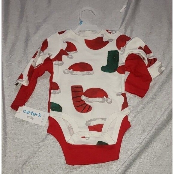 Carter's 2-Pack Christmas Bodysuits - Picture 5 of 5